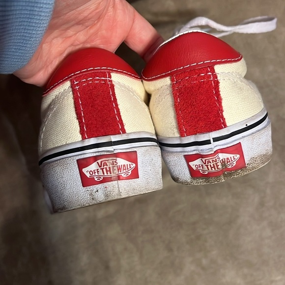 Vans Retro Sport- Suede Racing Red classic white sneakers size 6 - Picture 4 of 13